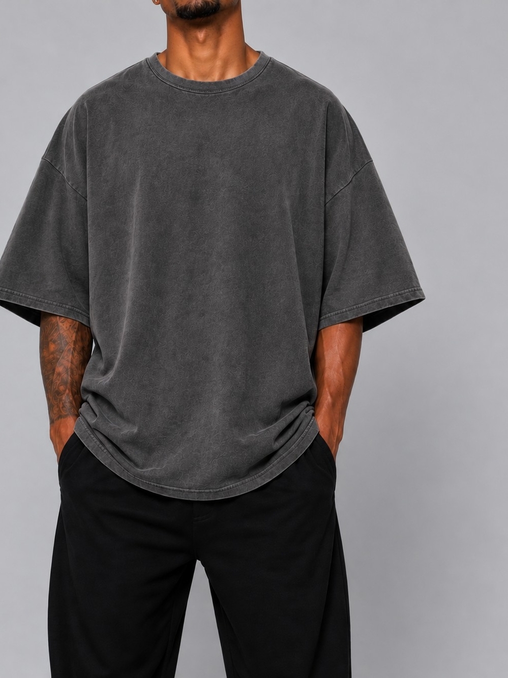 Yeezy x GAP Unreleased Yoke Tee – Stone Grey
